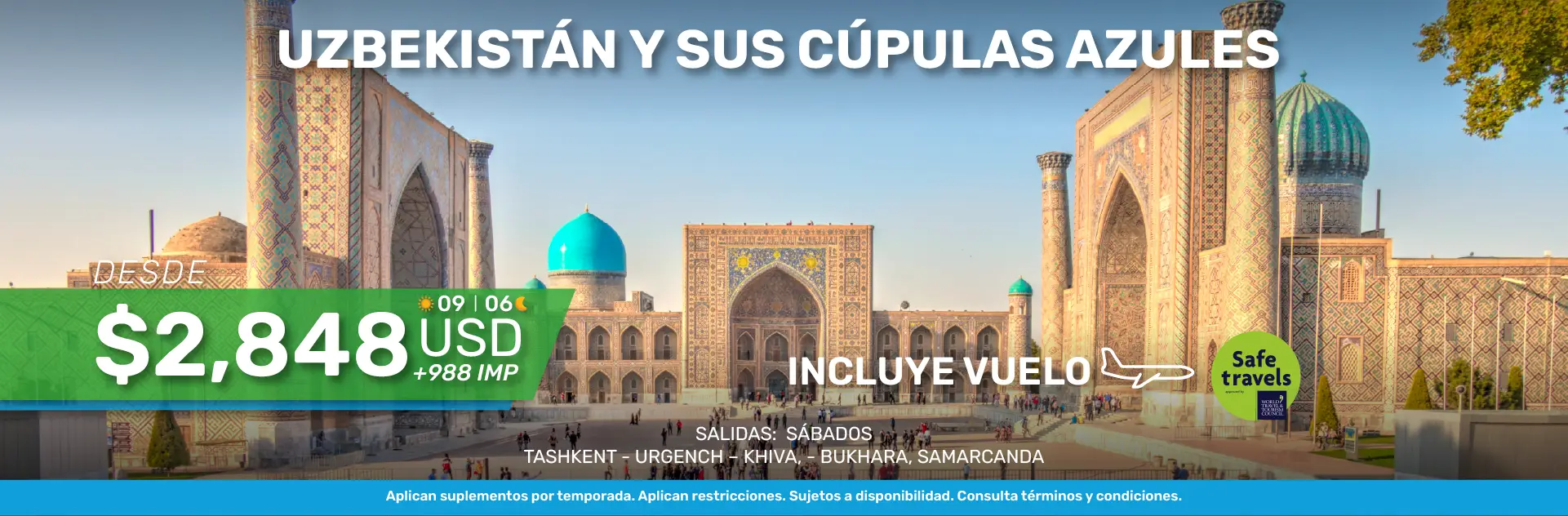 CUPULAS AZULES DE UZBEKISTAN 